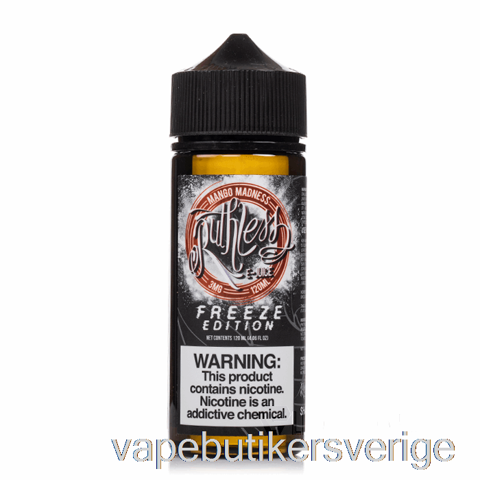 Vape Sverige Mango Madness - Freeze Edition - Hänsynslös ånga - 120ml 3mg